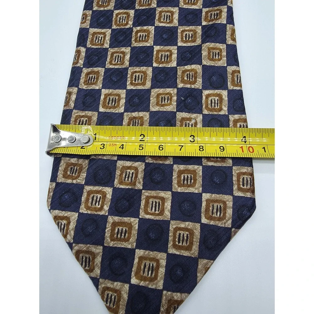 VTG Robert Talbott Studio 100% Multicolor Geometric Extra Long Tie 65